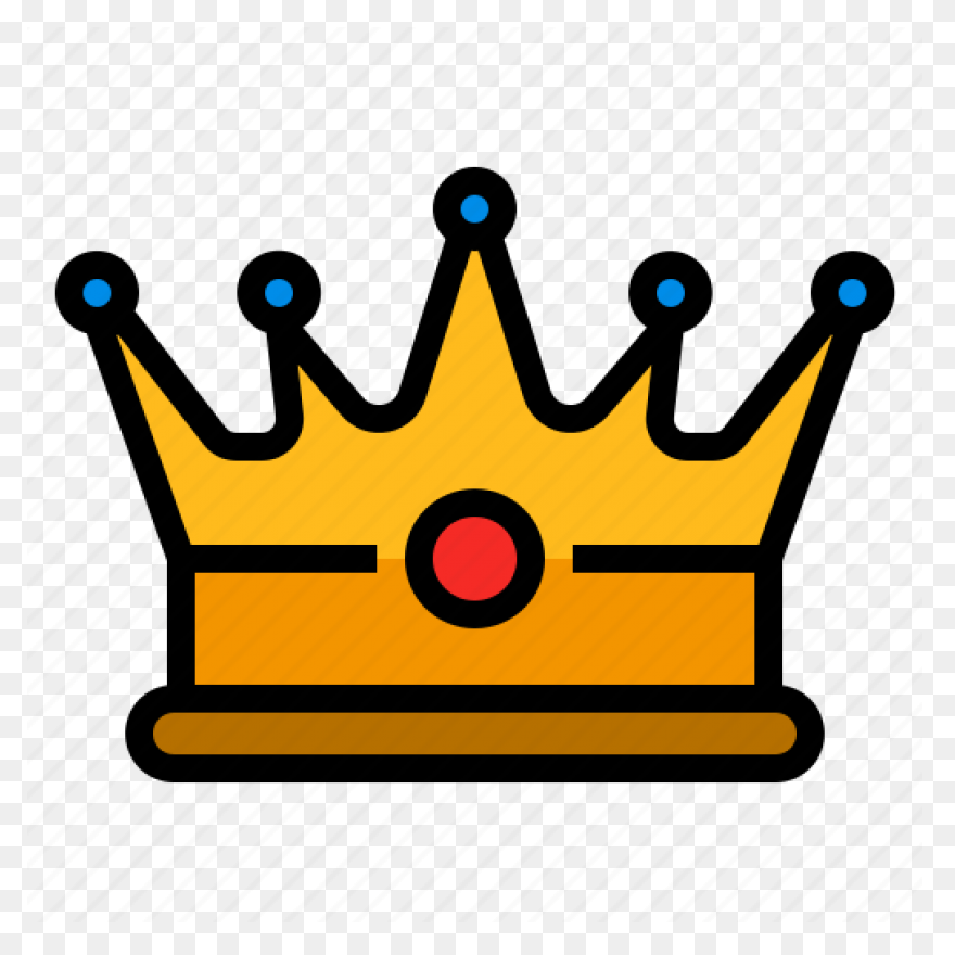 Orange Crown 3 Icon - Free Orange C