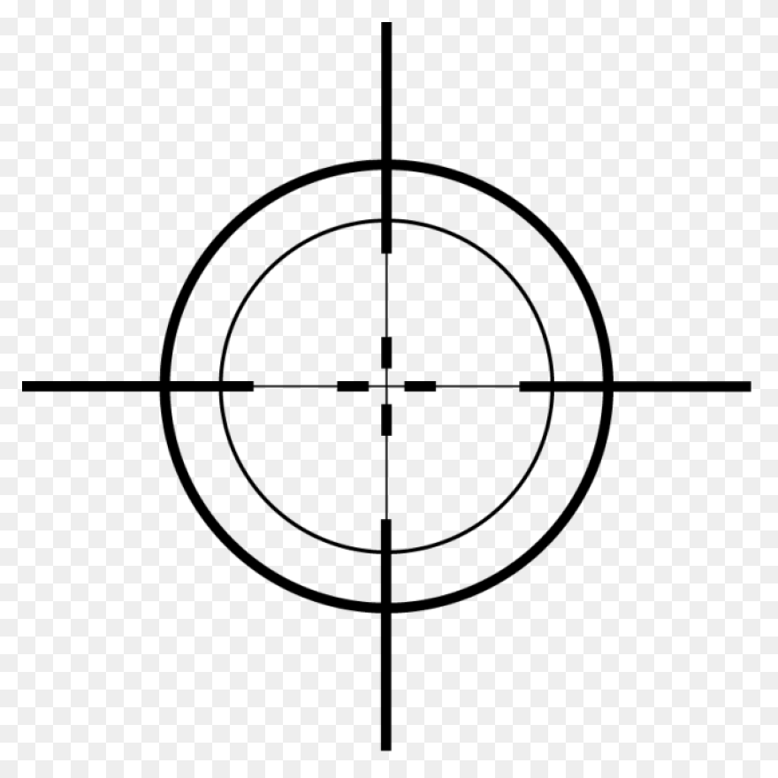 Scope Target Clip Art - Cross Hair 