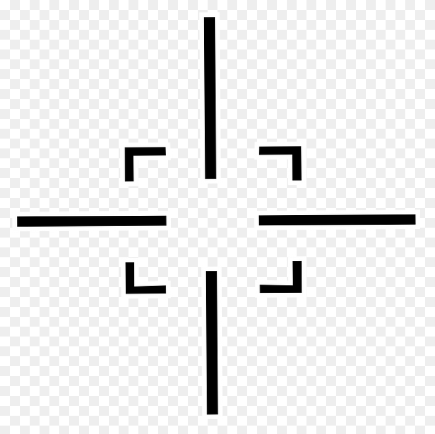 Scope Target Clip Art - Cross Hair 