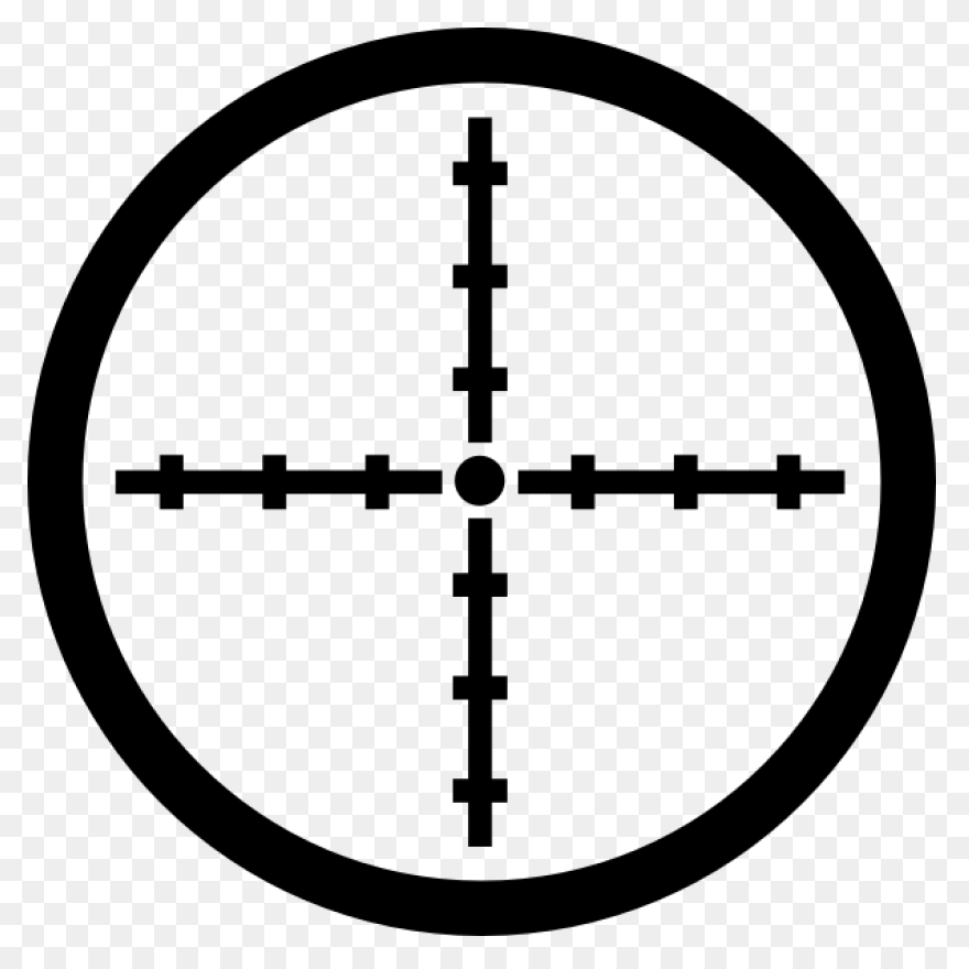 Scope Target Clip Art - Cross Hair 
