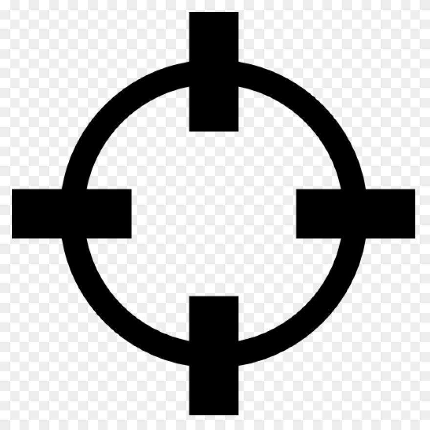 Scope Target Clip Art - Cross Hair 