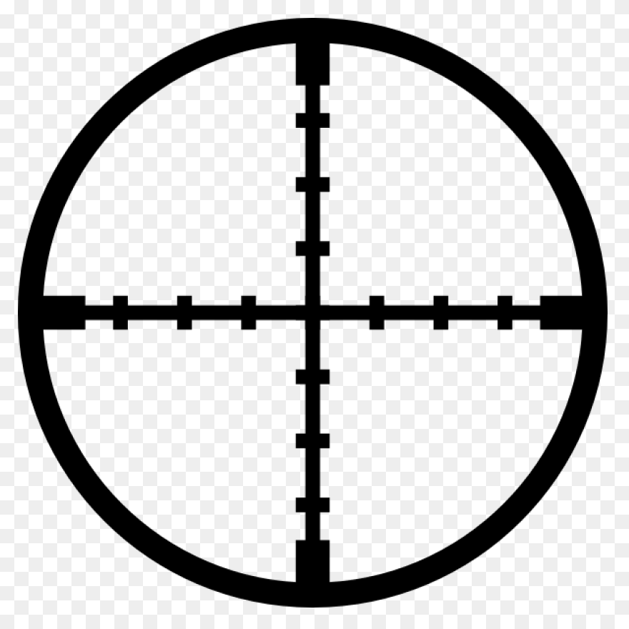 Scope Target Clip Art - Cross Hair 