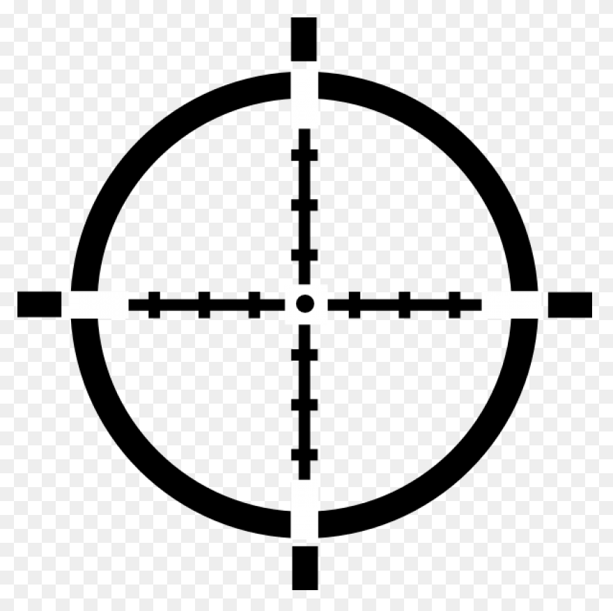 Scope Target Clip Art - Cross Hair 