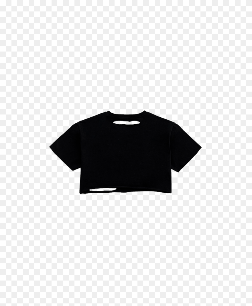 Striped Crop Top Black - Crop Top