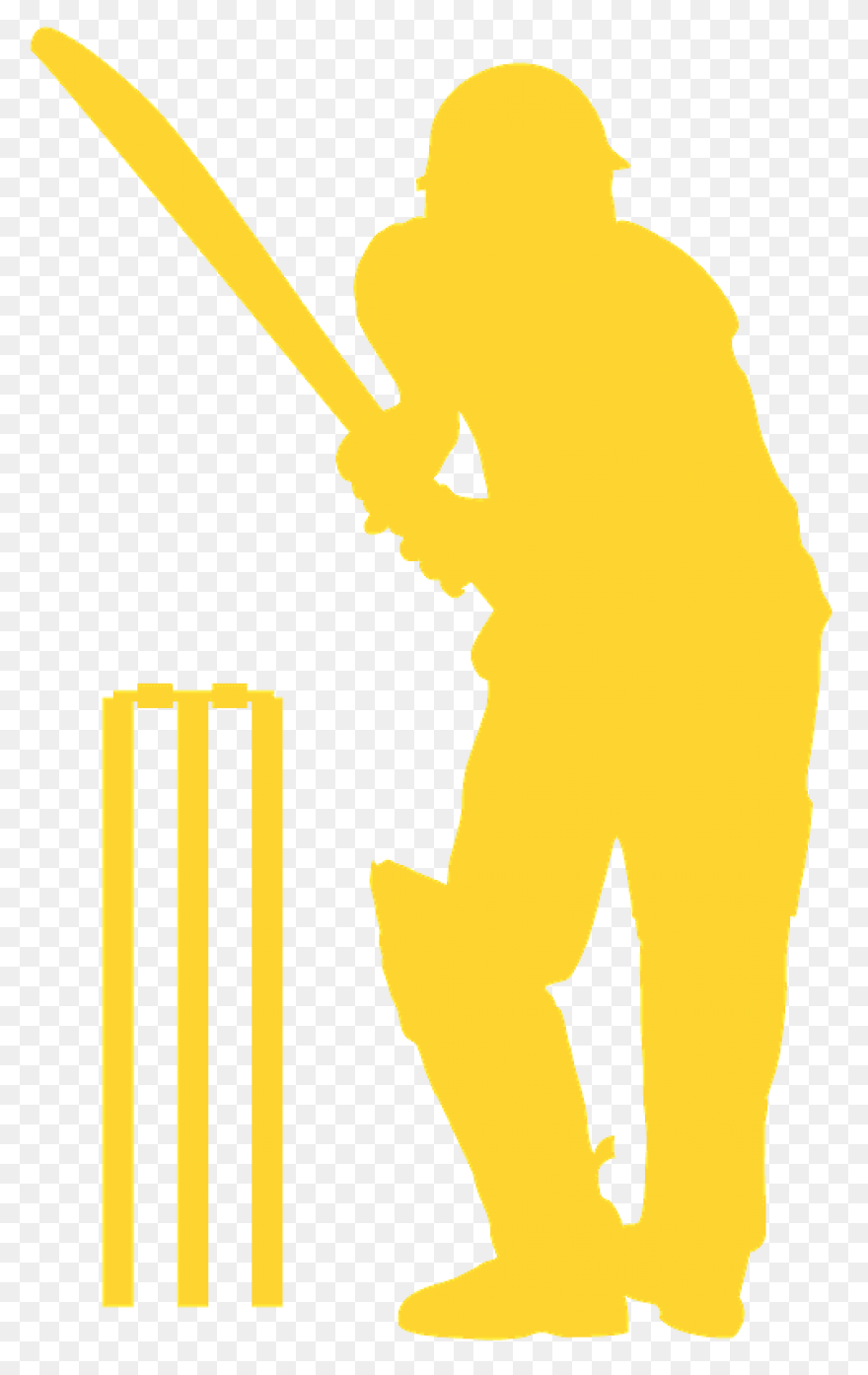 Download Hd Cricket Batsman Vector 