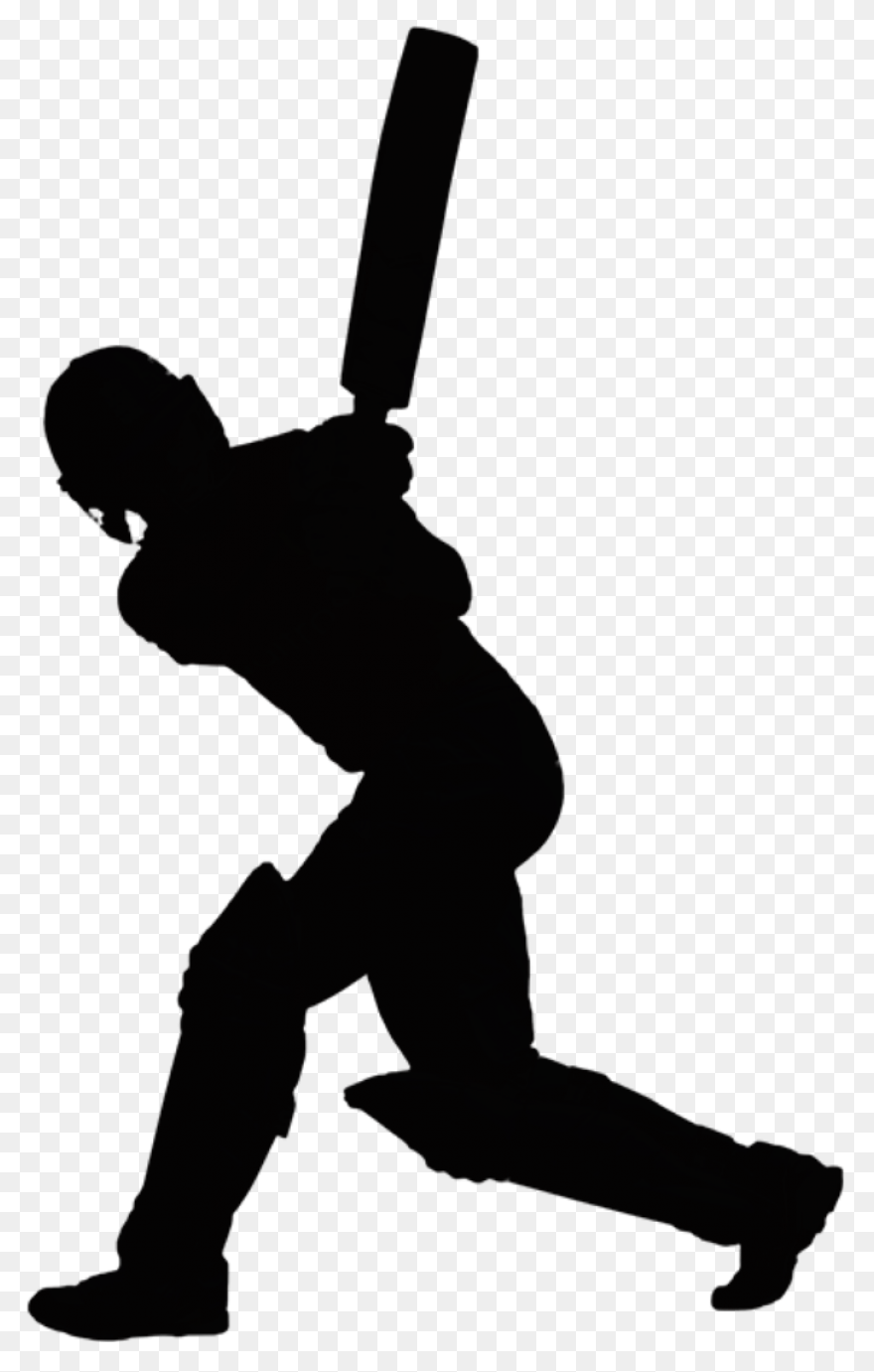 Download Hd Cricket Batsman Vector - Cricket Vector