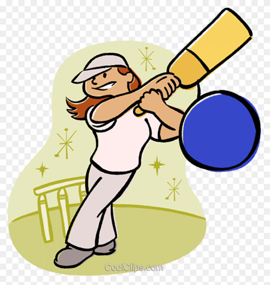 Download Hd Cricket Batsman Vector 