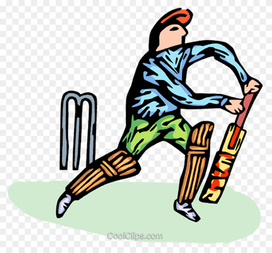 Download Hd Cricket Batsman Vector 