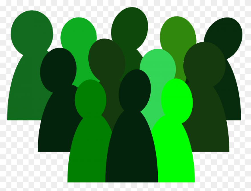 Crowd Clipart Silhouette, Crowd . C