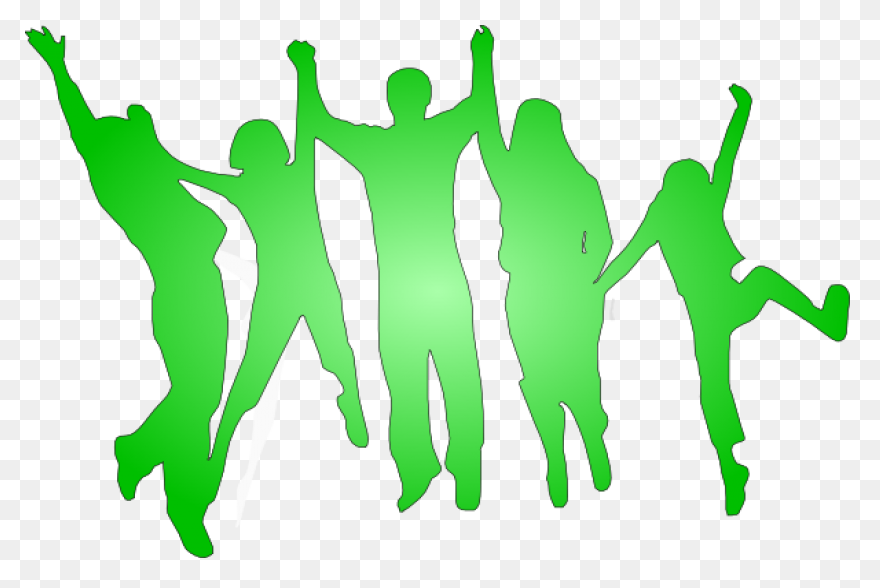 Crowd Clipart Silhouette, Crowd . C