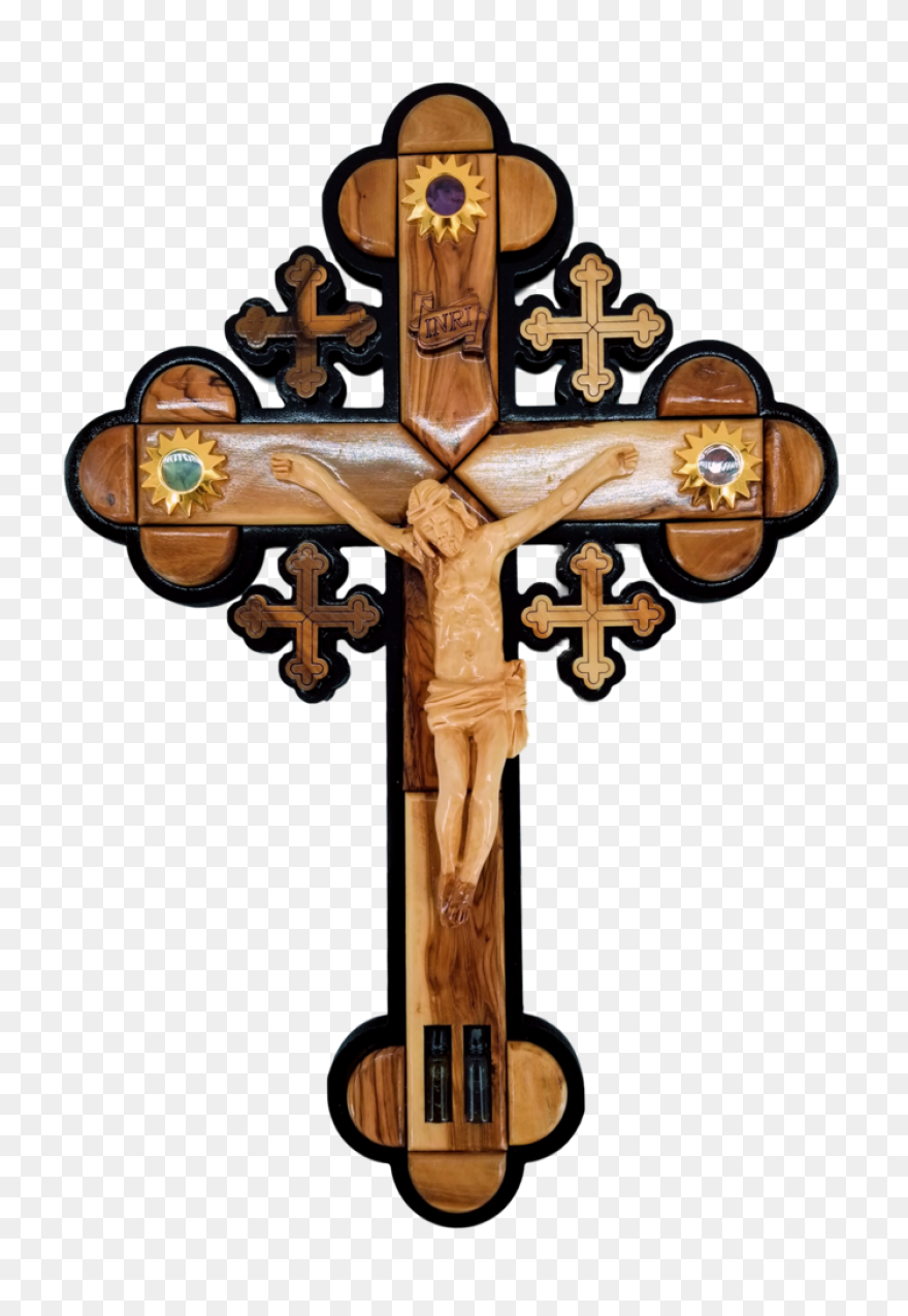 Catholic Olive Wood Crosses- Cross 