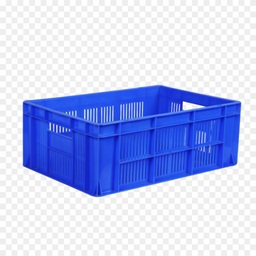 Antique Red Slat Crate