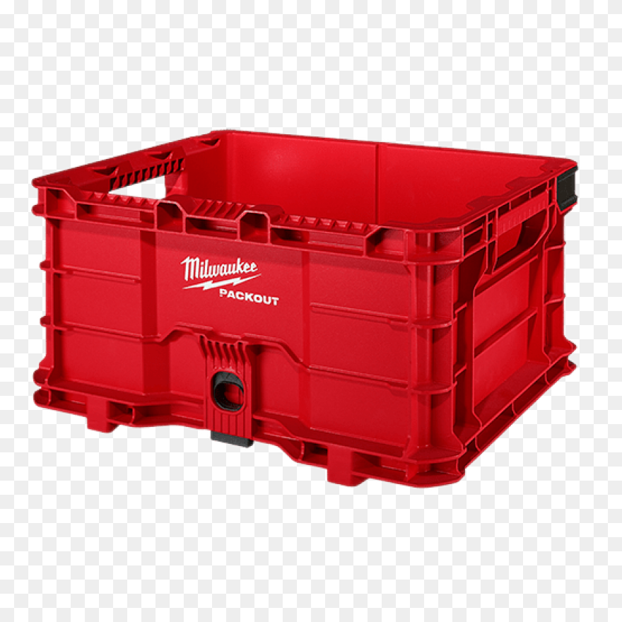 Antique Red Slat Crate
