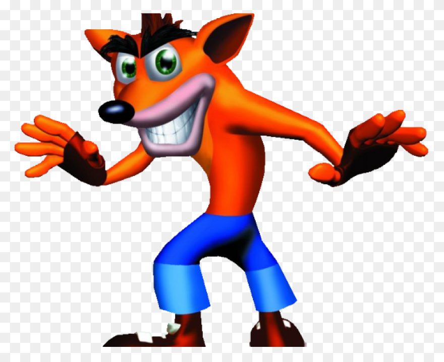 Crash Bandicoot Scratching His Head