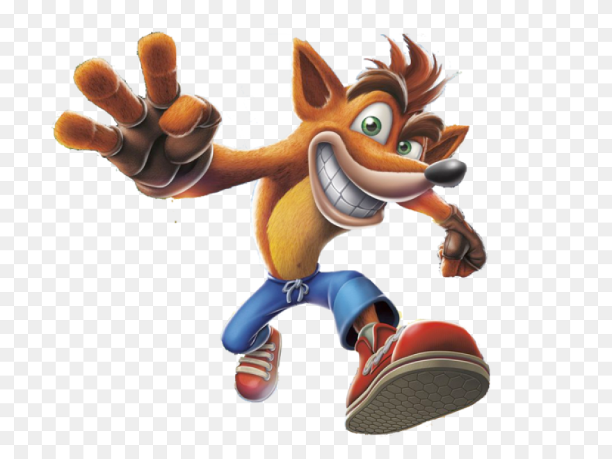Crash Bandicoot Scratching His Head