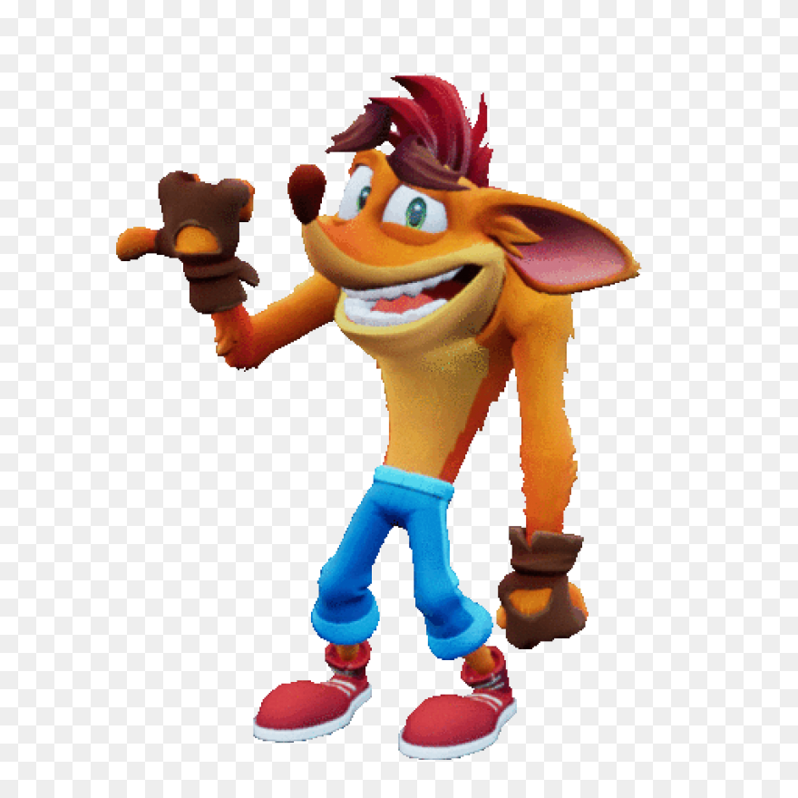 Crash Bandicoot Scratching His Head
