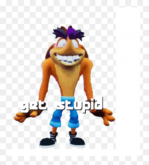 Crash Bandicoot Scratching His Head