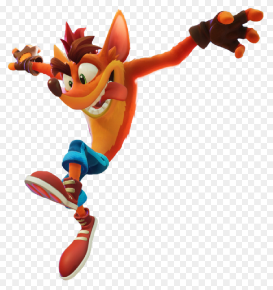 Crash Bandicoot Scratching His Head