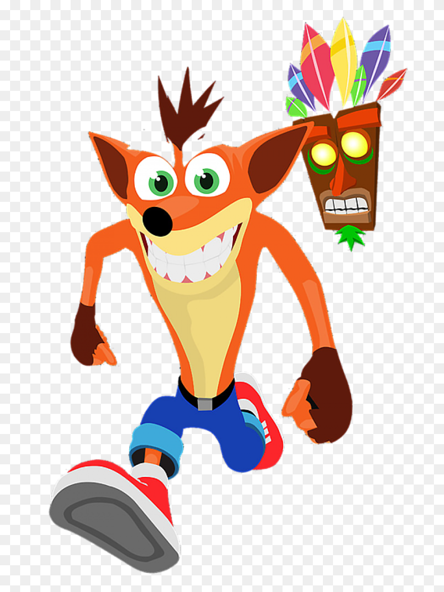 Crash Bandicoot Scratching His Head