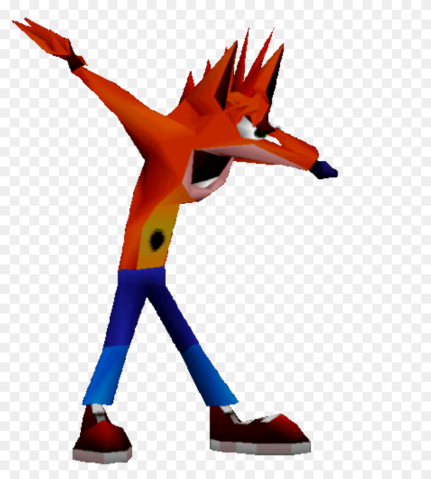 Crash Bandicoot Scratching His Head
