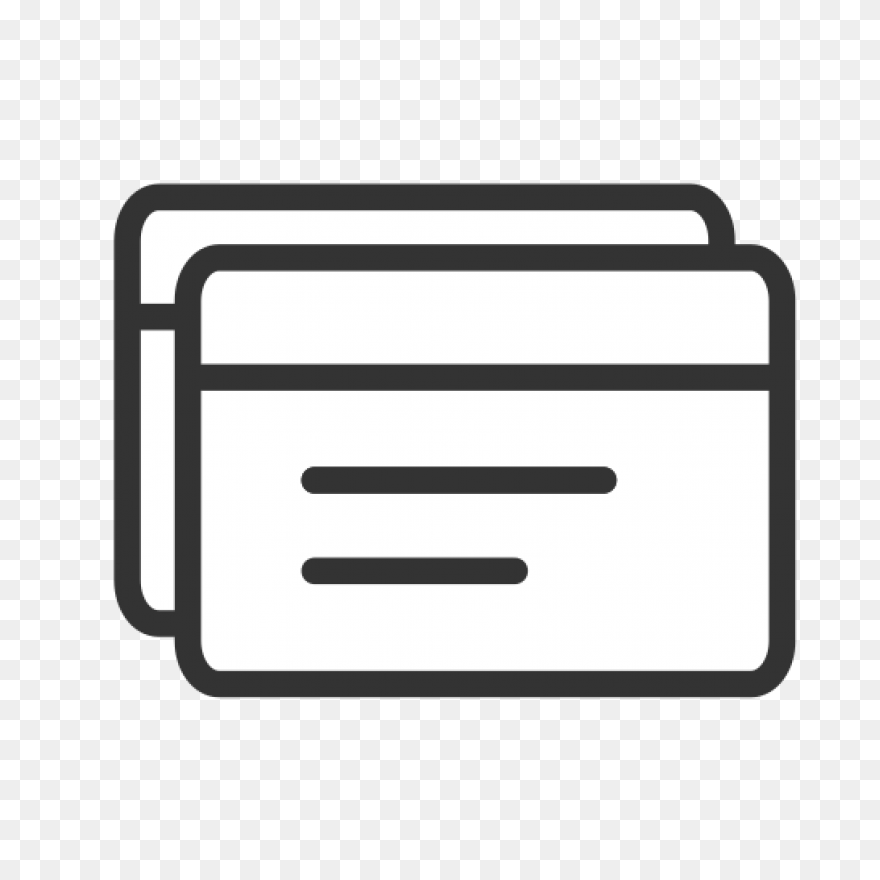Red Bank Cards Icon - Free Red Cred