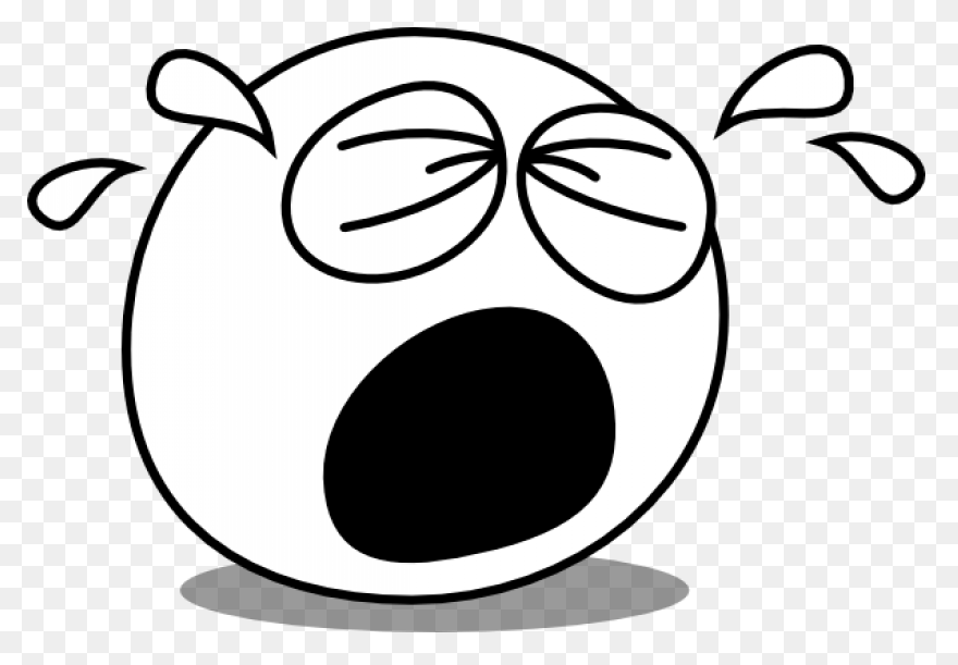 Loudly Crying Face People Sticker -