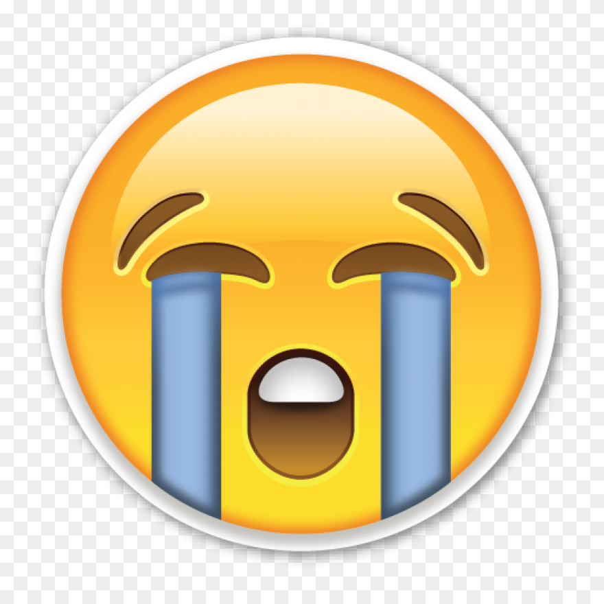 Loudly Crying Face People Sticker -