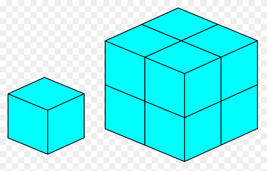 Cube Clipart Clipart Scaling A - Cube