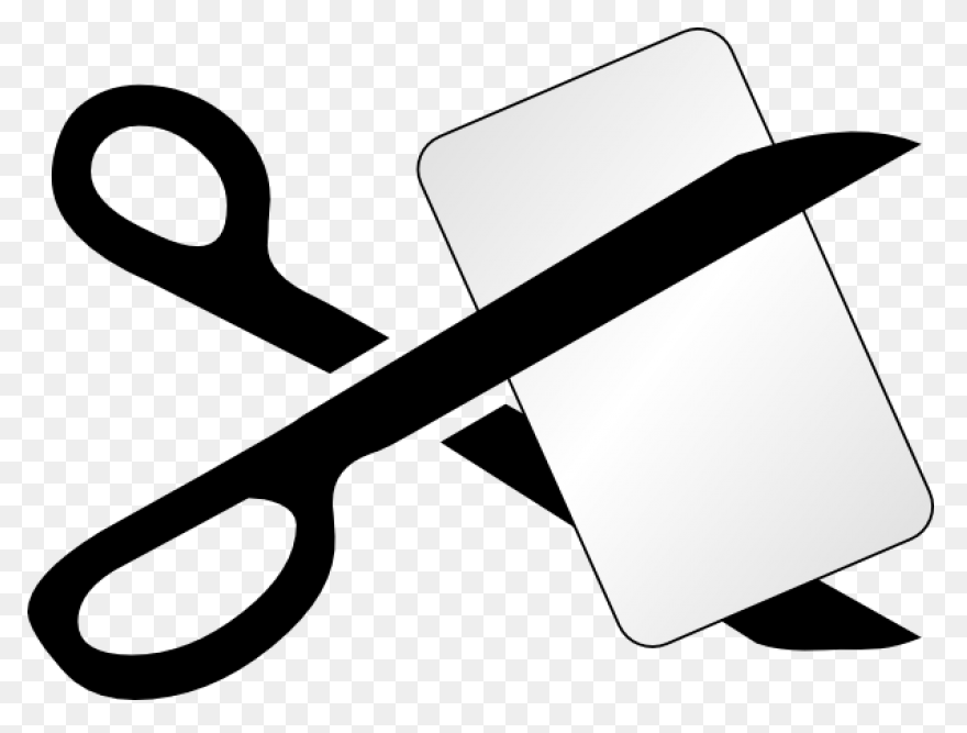 Clip Cut Ribbon Clip Black And Whit