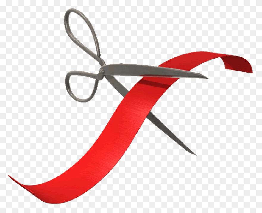 Clip Cut Ribbon Clip Black And Whit