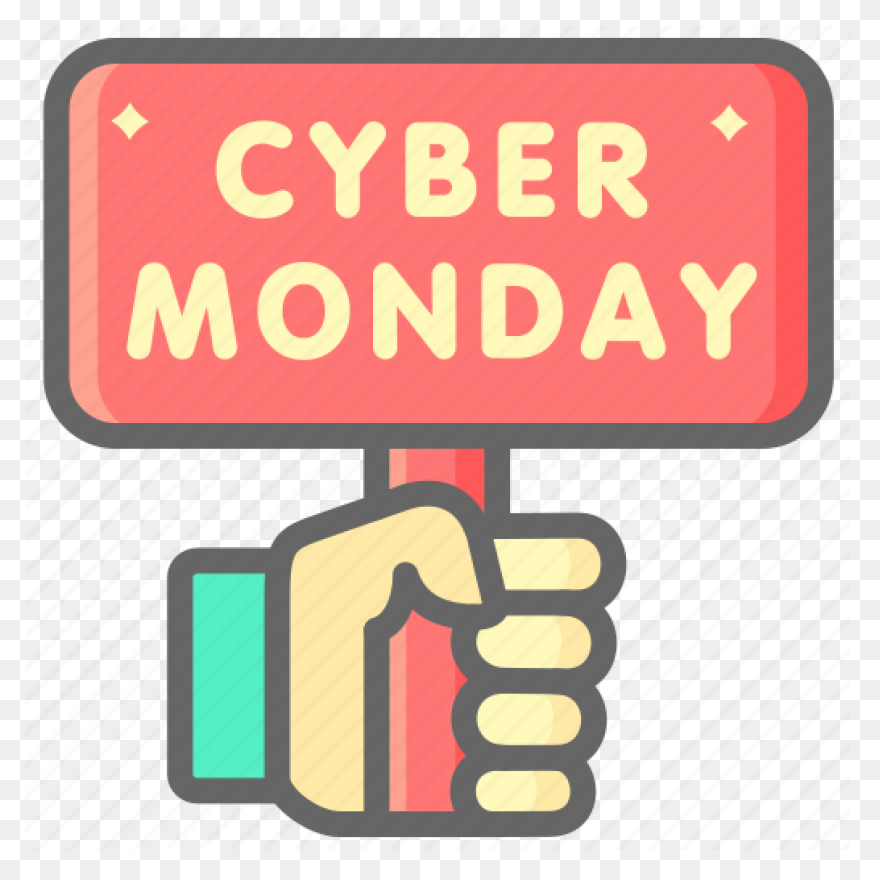 Black Friday Cyber Hand Holding - Cyber Monday