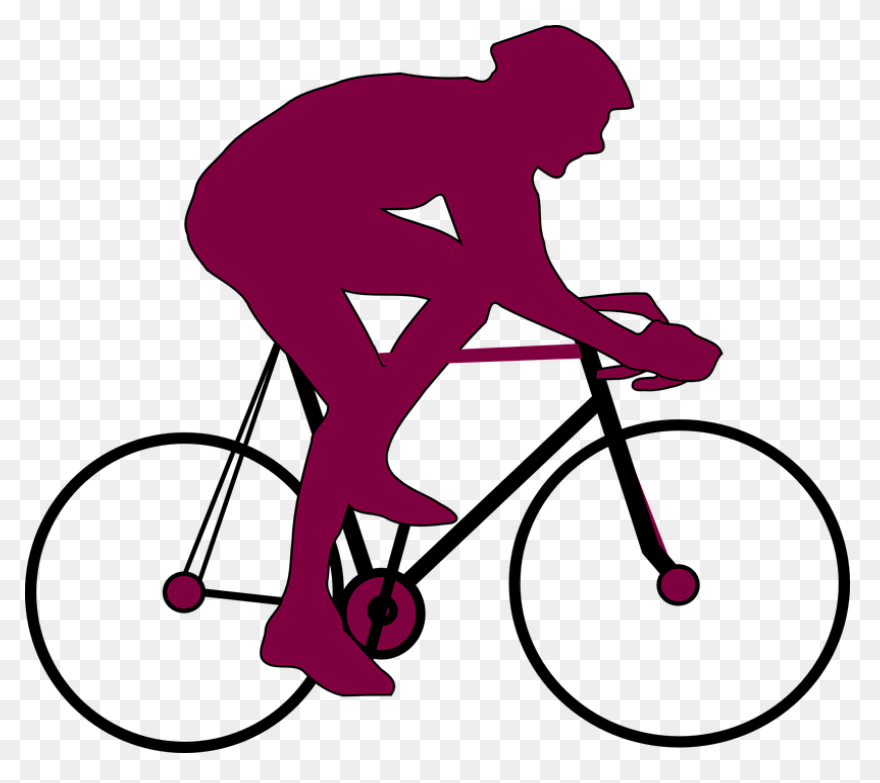 Cyclist Racing Royalty Free Vector 