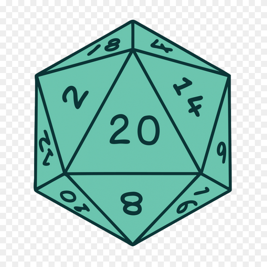 D20 Clipart Transparent Png 7 - Cli