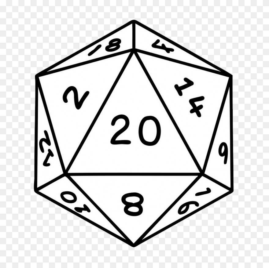 D20 Clipart Png 3  - D20