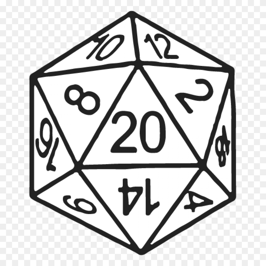 D20 Clipart Transparent Png 7 - Cli