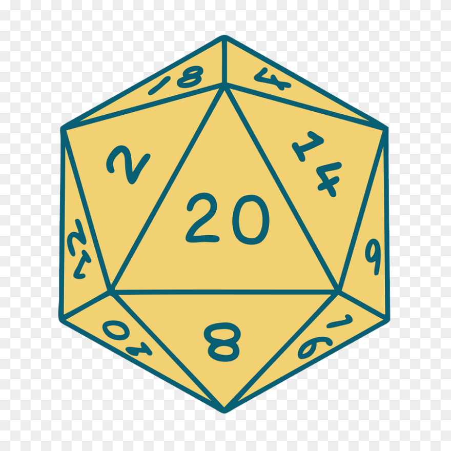 D20 Clipart Transparent Png 7 - Cli
