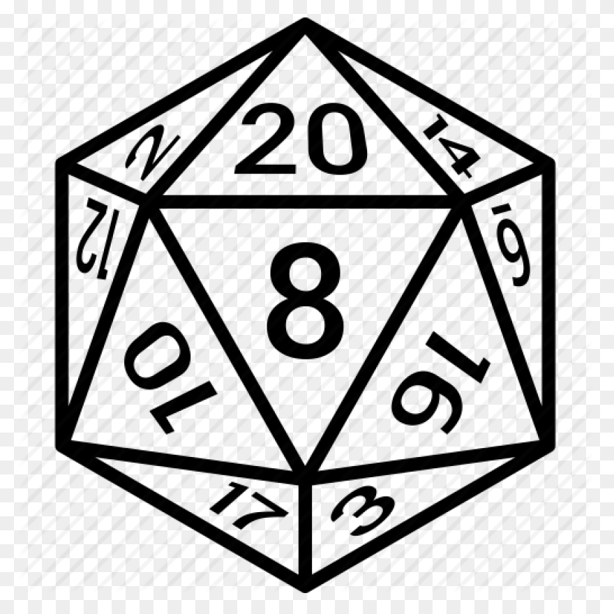 D20 Clipart Transparent Png 7 - Cli