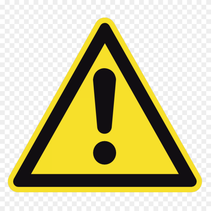 Potential Danger Sign Sticker - Danger Sign
