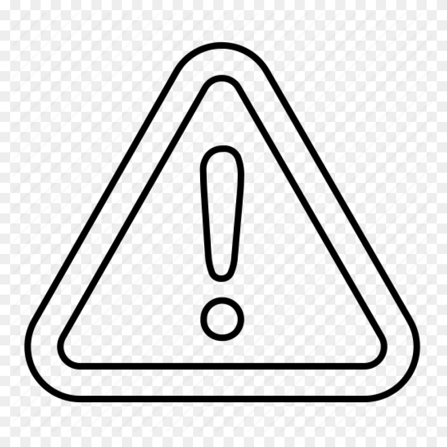Potential Danger Sign Sticker