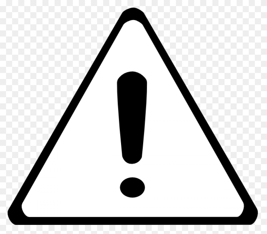 Potential Danger Sign Sticker