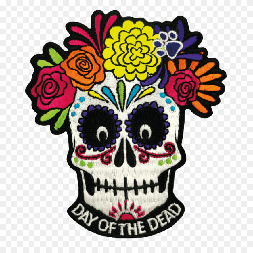 Cute Pumpkin Sugar Skull Day Of The
