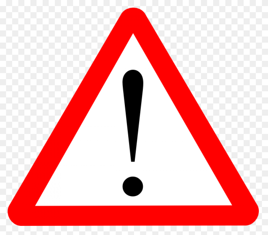 Danger Clipart Curfew - Warning Sig