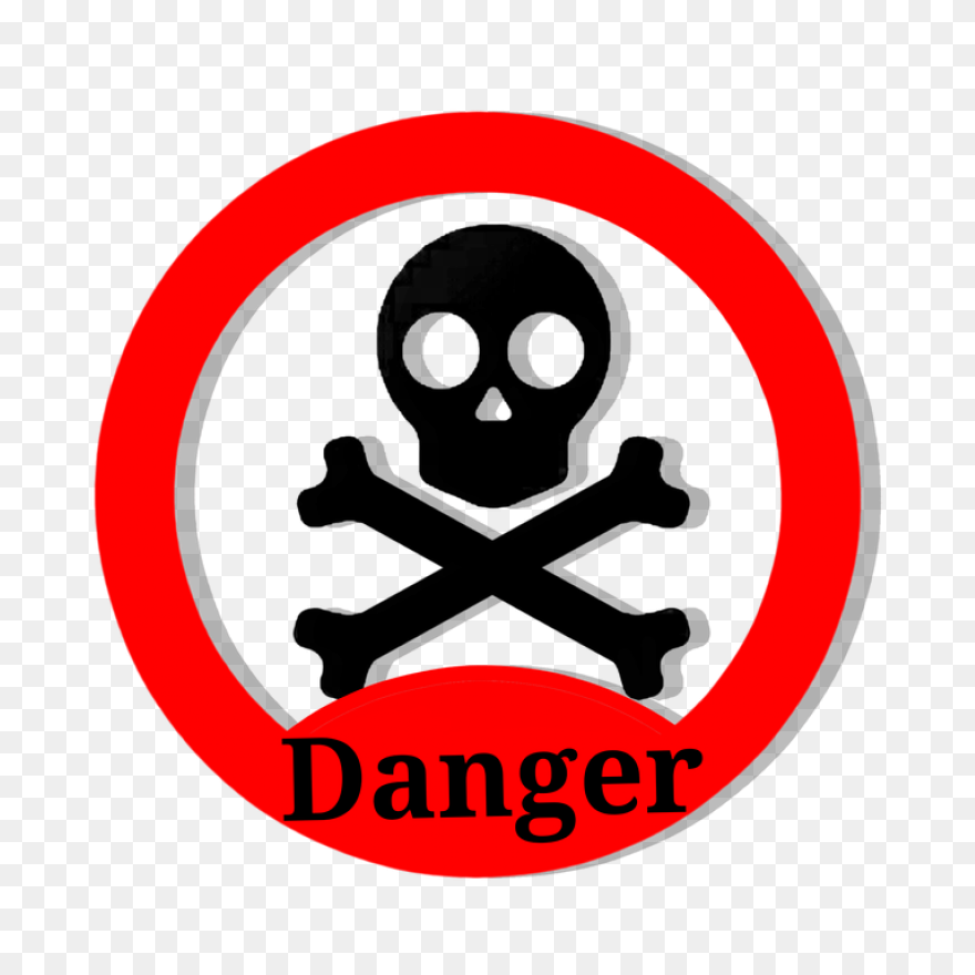 Danger Clipart Curfew - Warning Sig