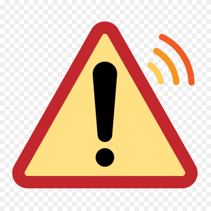 Danger Clipart Curfew - Warning Sig