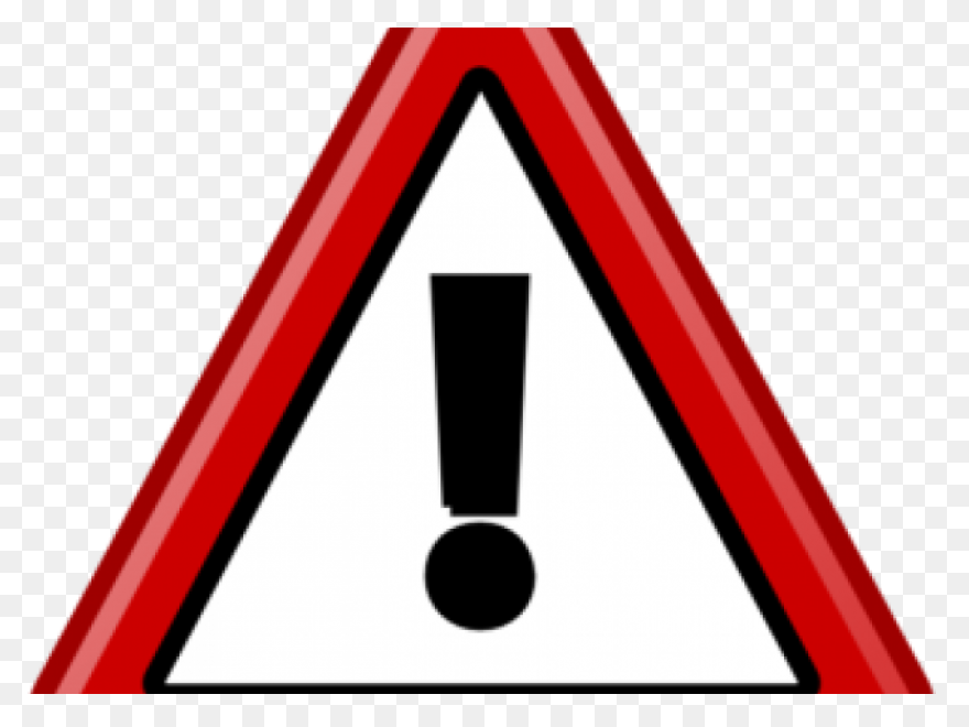 Danger Clipart Curfew Warning Sign - Danger