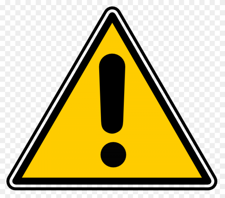 Danger Clipart Curfew - Warning Sig