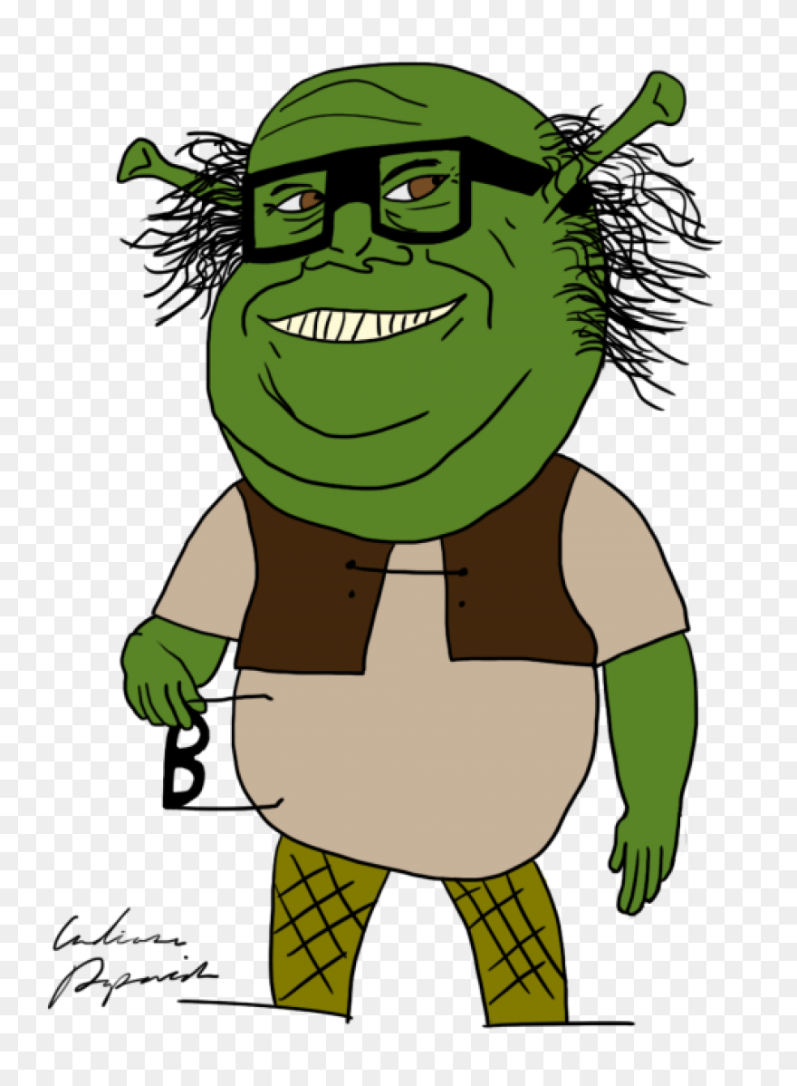 Unusual Illustrations Of Shrek™ — - Danny Devito