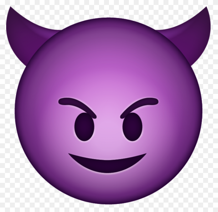 Devil Smiley Emoji Vinyl Die Cut St
