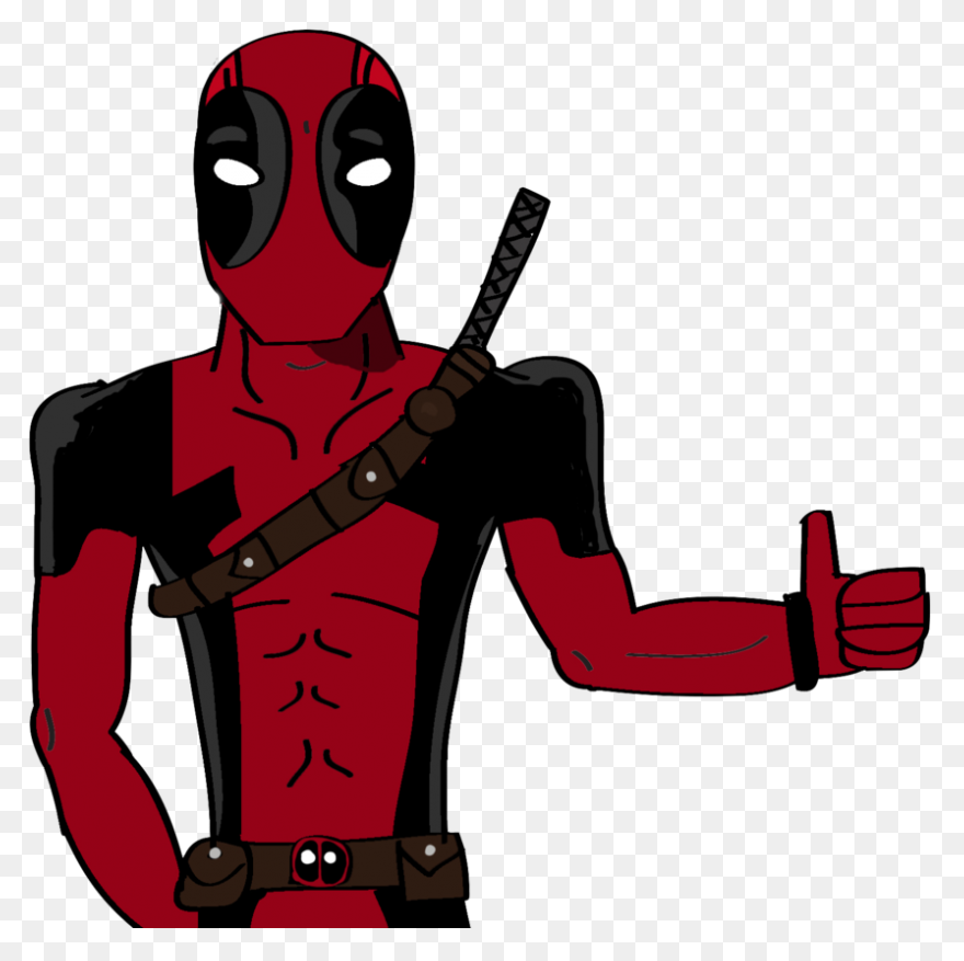 Bad Deadpool Drawing Clipart Full - Deadpool