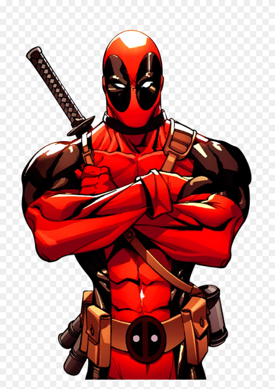 Bad Deadpool Drawing Clipart - Full